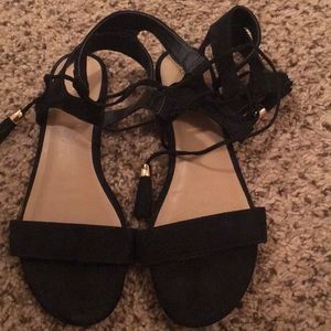Tie up sandals